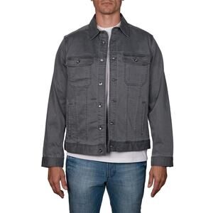 Tommy Bahama BORACAY JEAN JACKETTrucker Jacket XXL Gray Tencel Cotton Blend NWOT